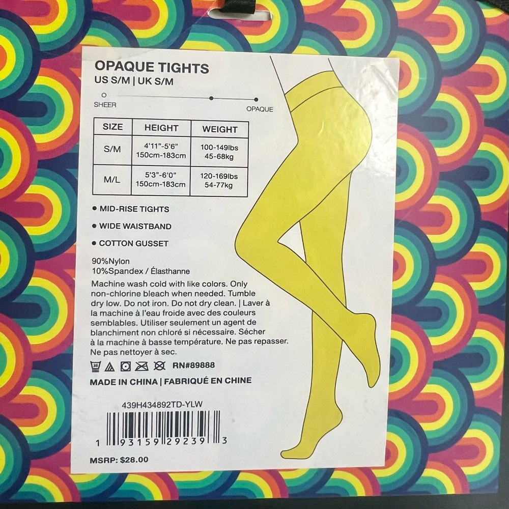 KURT GEIGER London Vibrant Opaque Tights - Picture 4 of 6